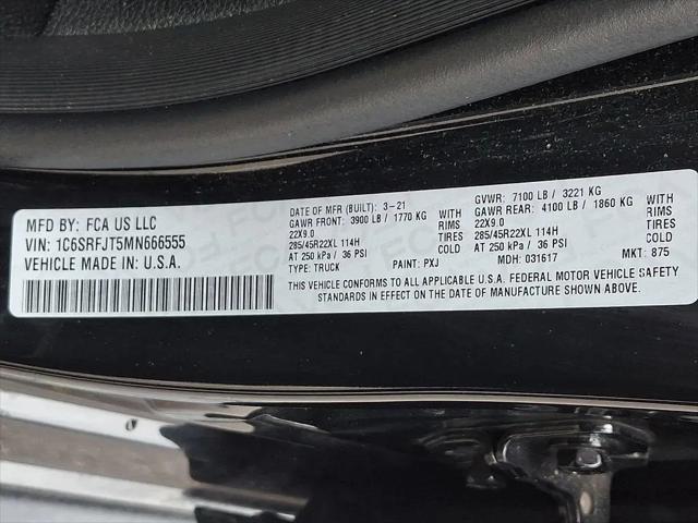 2021 Ram 1500 Laramie Crew Cab 4x4 5'7" Box