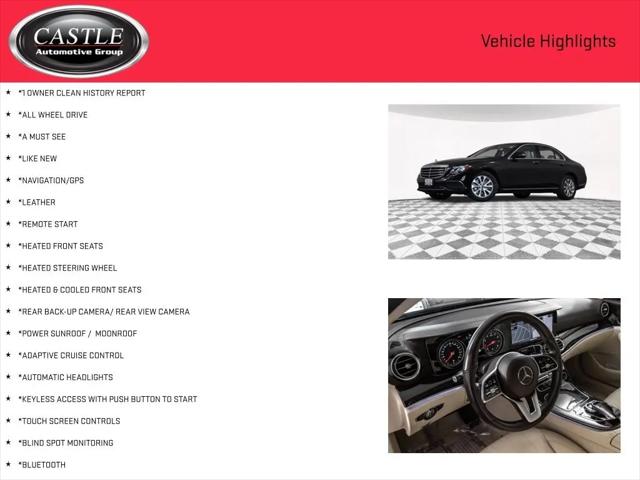 2019 Mercedes-Benz E-CLASS E 300 4MATIC