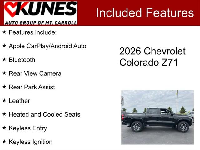 2026 Chevrolet Colorado Z71, 4WD