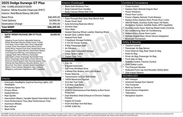 2025 Dodge Durango GT Plus AWD