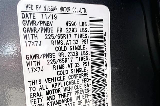 2020 Nissan Rogue S FWD