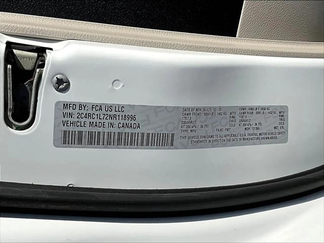 2022 Chrysler Pacifica Hybrid Touring L