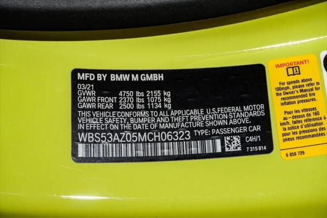 2021 BMW M4 Standard