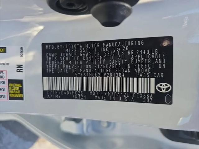 2026 Toyota Corolla SE