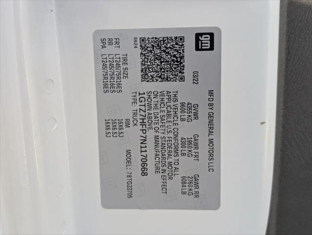 2022 GMC Savana Cargo RWD 3500 Extended Wheelbase Work Van