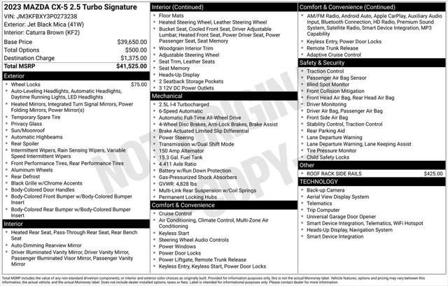 2023 Mazda CX-5 2.5 Turbo Signature