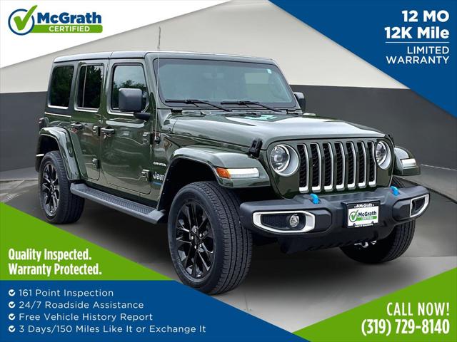 2023 Jeep Wrangler 4xe Sahara 4x4 for sale in DUBUQUE, IA