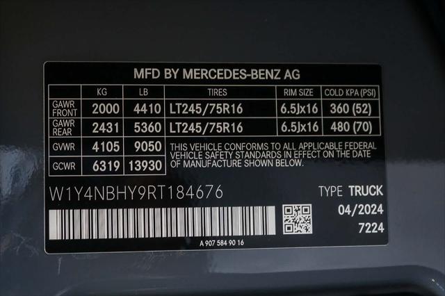 2024 Mercedes-Benz Sprinter 2500 Standard Roof 4-Cyl Diesel HO