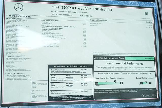 2024 Mercedes-Benz Sprinter 3500XD High Roof 4-Cyl Diesel HO