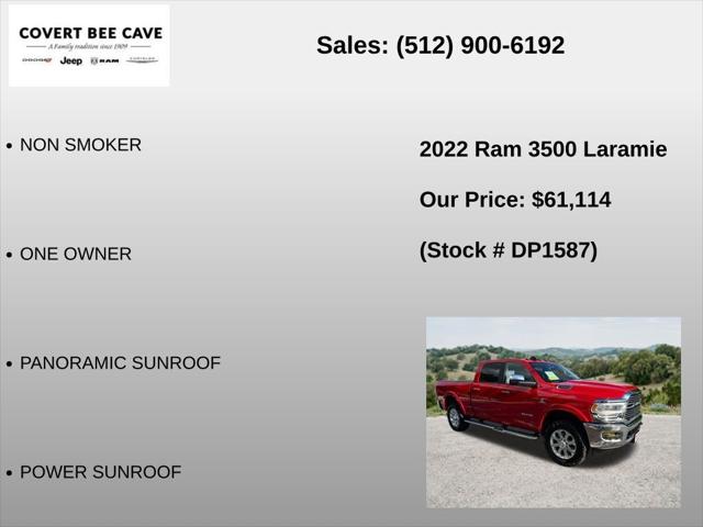 2022 Ram 3500 Laramie Crew Cab 4x4 6'4" Box
