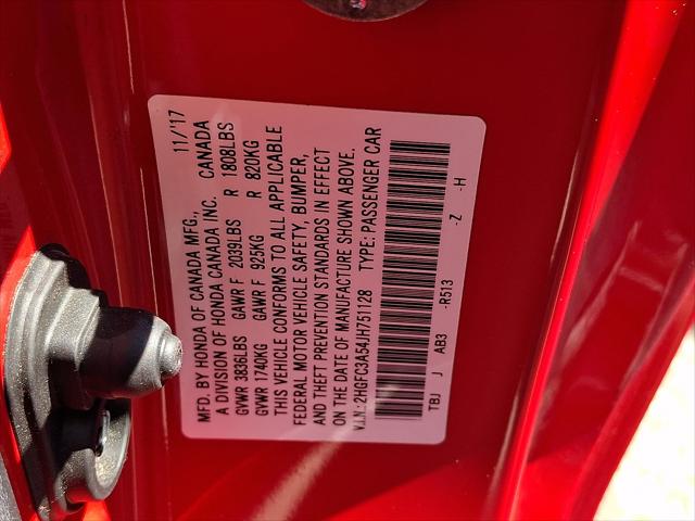 2018 Honda Civic Manual