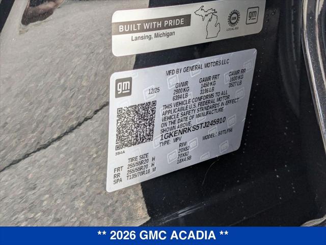 2026 GMC Acadia Denali AWD
