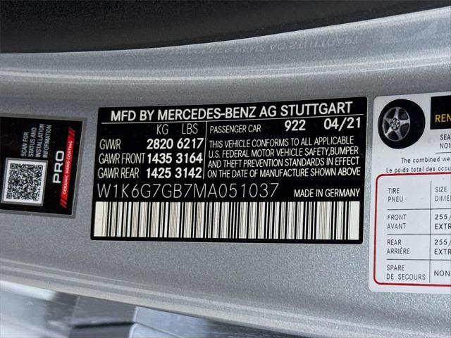 2021 Mercedes-Benz S 580 4MATIC