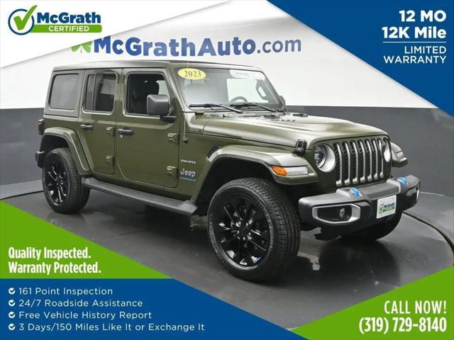 2023 Jeep Wrangler 4xe Sahara 4x4 for sale in Cedar Rapids, IA