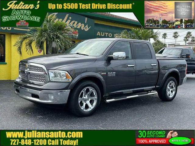2017 Ram 1500 Laramie Crew Cab 4x2 5'7" Box for sale in New Port Richey, FL