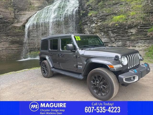 2023 Jeep Wrangler 4xe Sahara 4x4 for sale in Watkins Glen, NY