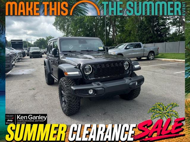 2026 Jeep Wrangler 4-Door Willys 4x4 for sale in Mentor, OH