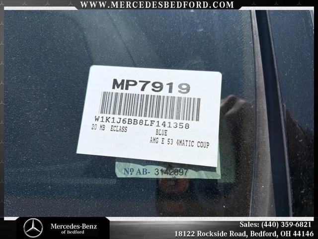 2020 Mercedes-Benz AMG E 53 4MATIC