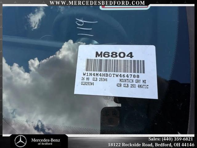 2026 Mercedes-Benz GLB 4MATIC