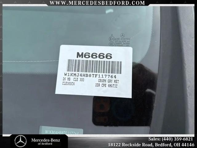 2026 Mercedes-Benz E-CLASS E 300 CLE 300