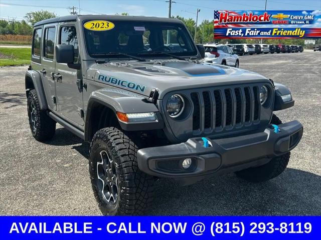 2023 Jeep Wrangler 4xe Rubicon 4x4 for sale in Ottawa, IL