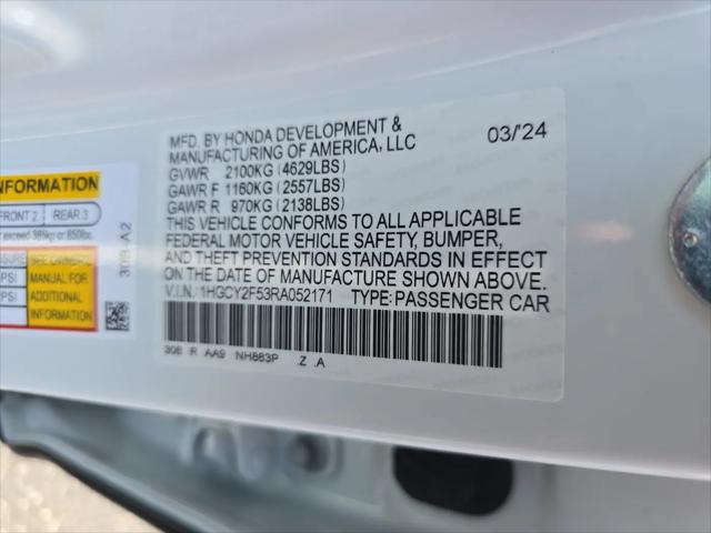 2024 Honda Accord Hybrid Sport