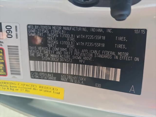 2015 Toyota Sienna Limited