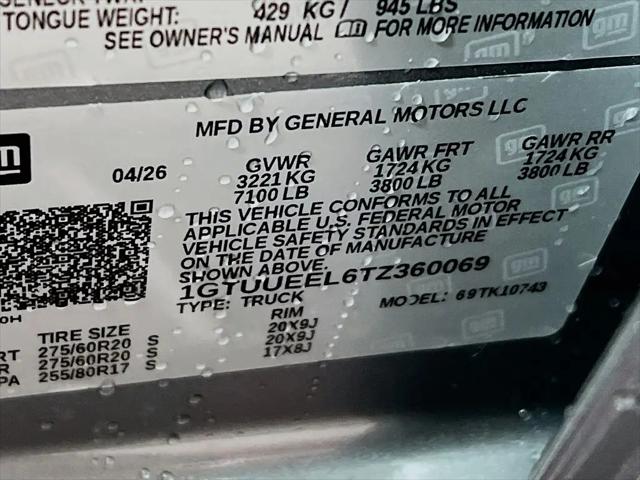 2026 GMC Sierra 1500 Crew Cab, Standard Bed, AT4, 4WD