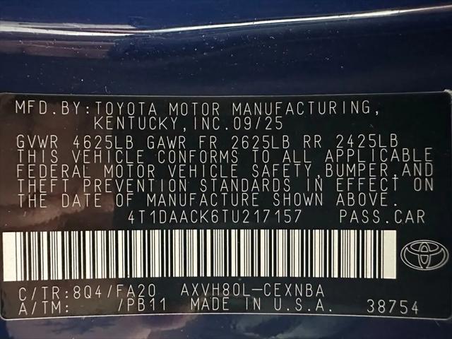 2026 Toyota Camry LE
