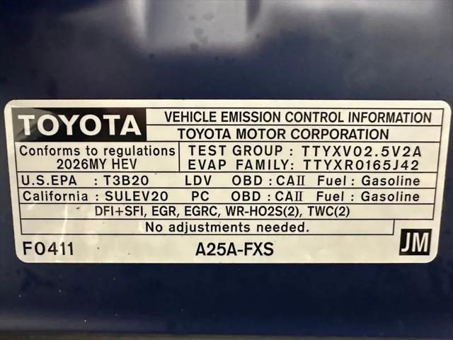 2026 Toyota Camry LE