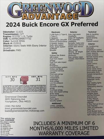 2024 Buick Encore GX Preferred FWD