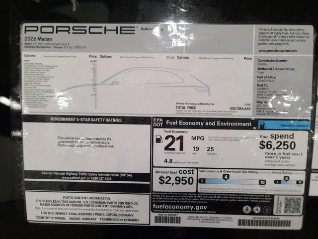 2026 Porsche Macan Macan