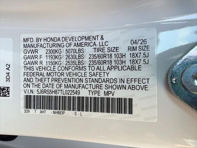 2026 Honda CR-V Hybrid 2WD Sport-L