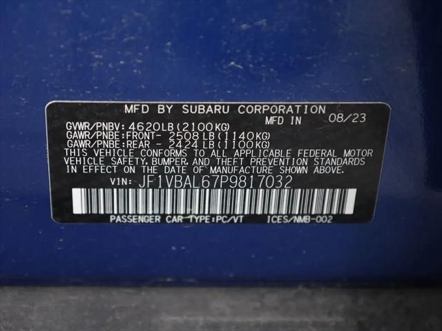 2023 Subaru WRX Limited