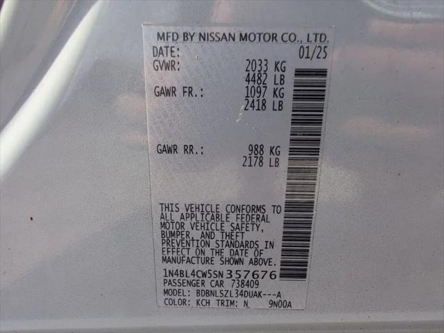 2025 Nissan Altima SR AWD