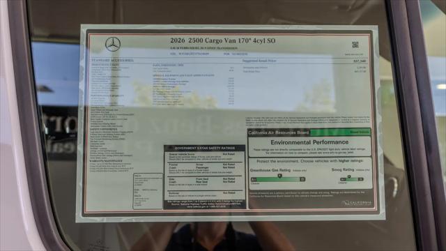 2026 Mercedes-Benz Sprinter 2500 High Roof 4-Cyl Diesel
