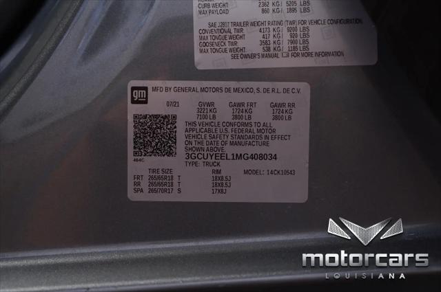 2021 Chevrolet Silverado 1500 4WD Crew Cab Short Bed RST