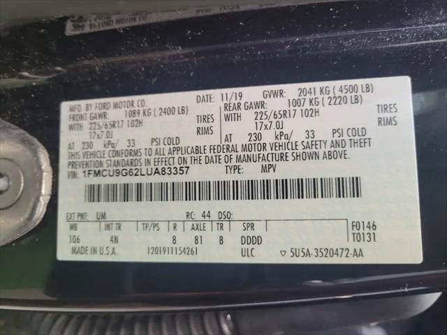 2020 Ford Escape SE