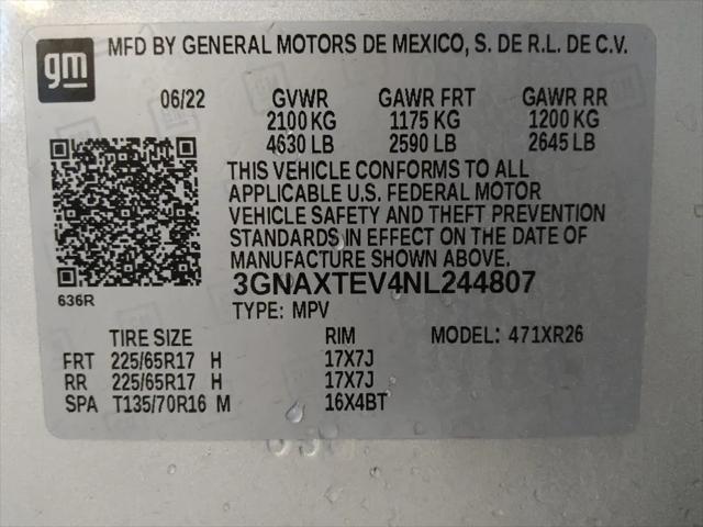 2022 Chevrolet Equinox AWD 2FL