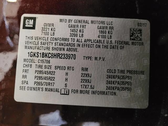 2017 GMC Yukon SLT