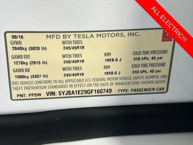 2016 Tesla Model S 90D