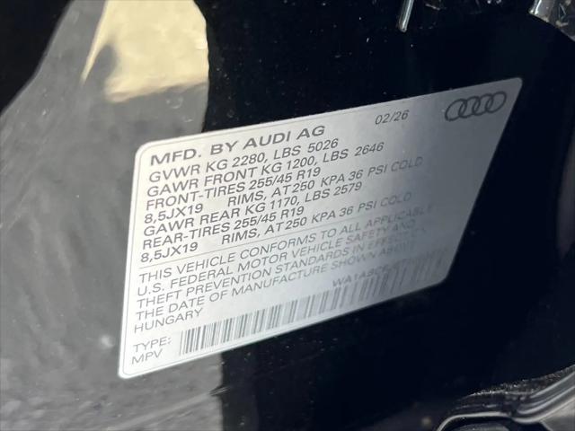 2026 Audi Q3 TFSI quattro S tronic