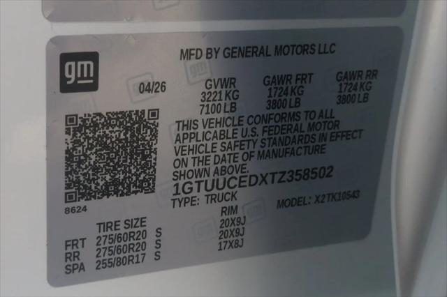 2026 GMC Sierra 1500 Crew Cab, Short Bed, Elevation, 4WD