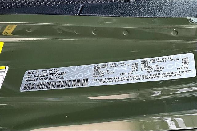2023 Jeep Wrangler 4xe Sahara 4x4