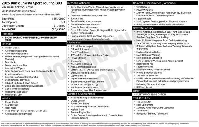 2025 Buick NV Sport Touring FWD