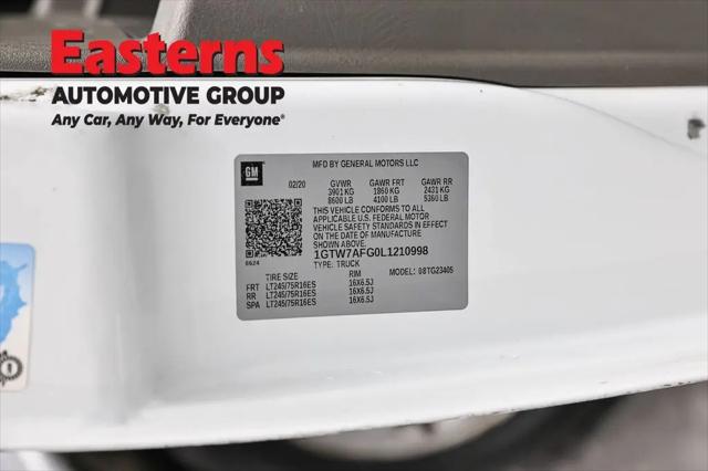 2020 GMC Savana Cargo RWD 2500 Regular Wheelbase Work Van