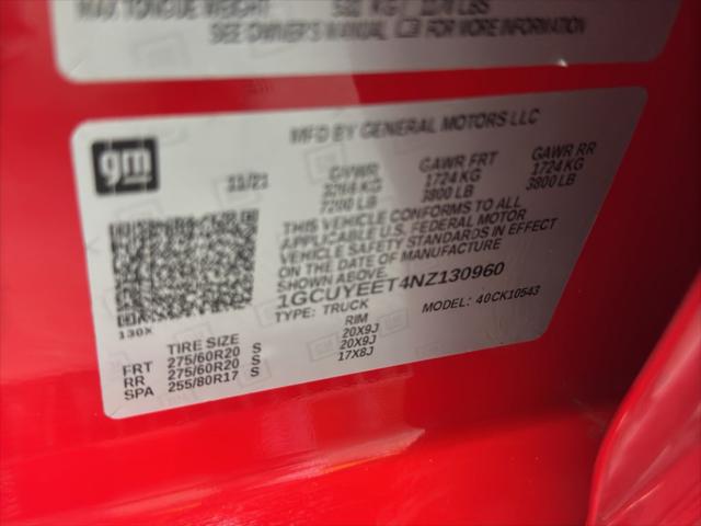 2022 Chevrolet Silverado 1500 4WD Crew Cab Short Bed RST