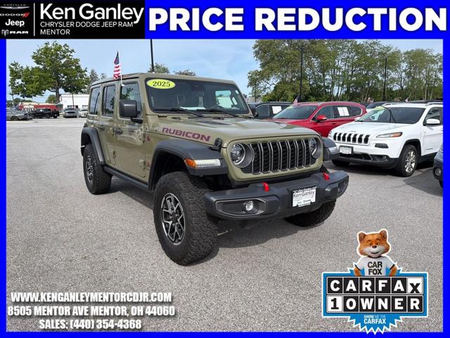 2025 Jeep Wrangler 4-Door Rubicon 4x4 for sale in Mentor, OH