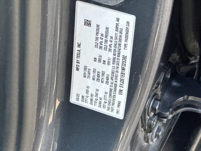 2022 Tesla Model 3 Long Range Dual Motor All-Wheel Drive