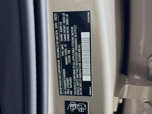 2026 Volvo XC90 Plug-In Hybrid Plus, T8 AWD, Electric/Gasoline, Bright, 7 Seats